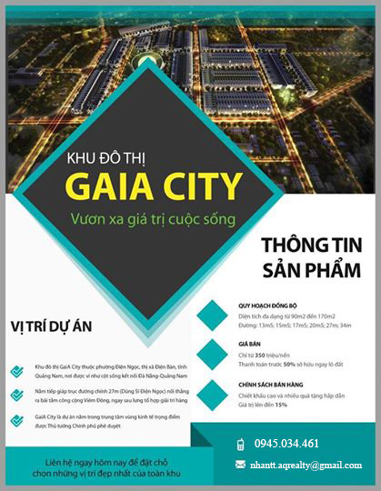 Còn 3 ngày nữa mảnh đất vàng nam Đà Nẵng sẽ mở bán. Nhanh tay đặt giữ chỗ ngay hôm ngay Ms Nhàn 0945034461