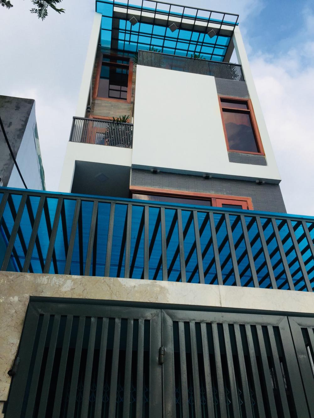 Bán nhà siêu đẹp 4 tầng, mới 100% chất lượng cao khu Hoà Minh, đường 7,5m, giá 4 tỷ
