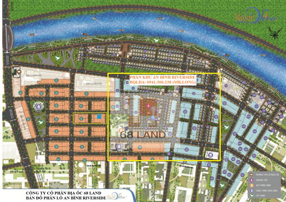 Mở bán khu đô thị An Bình Riverside-sở hữu Biệt thự view sông chỉ 8tr/m2 