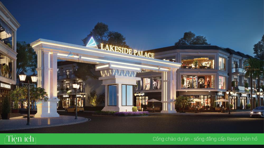 Shophouse Lakeside, nhà 3 tầng, mặt tiền đường 34m, view hồ sinh thái, giá 3 tỷ, không thể rẻ hơn