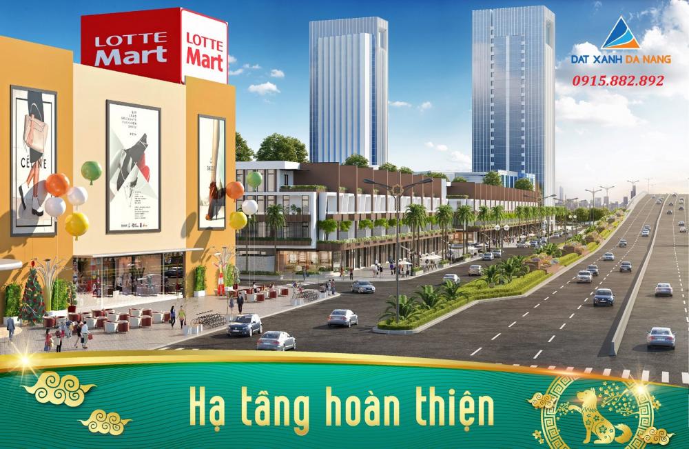Nhà mặt tiền quận Hải Châu, trung tâm Đà Nẵng, cạnh Lotte Mart