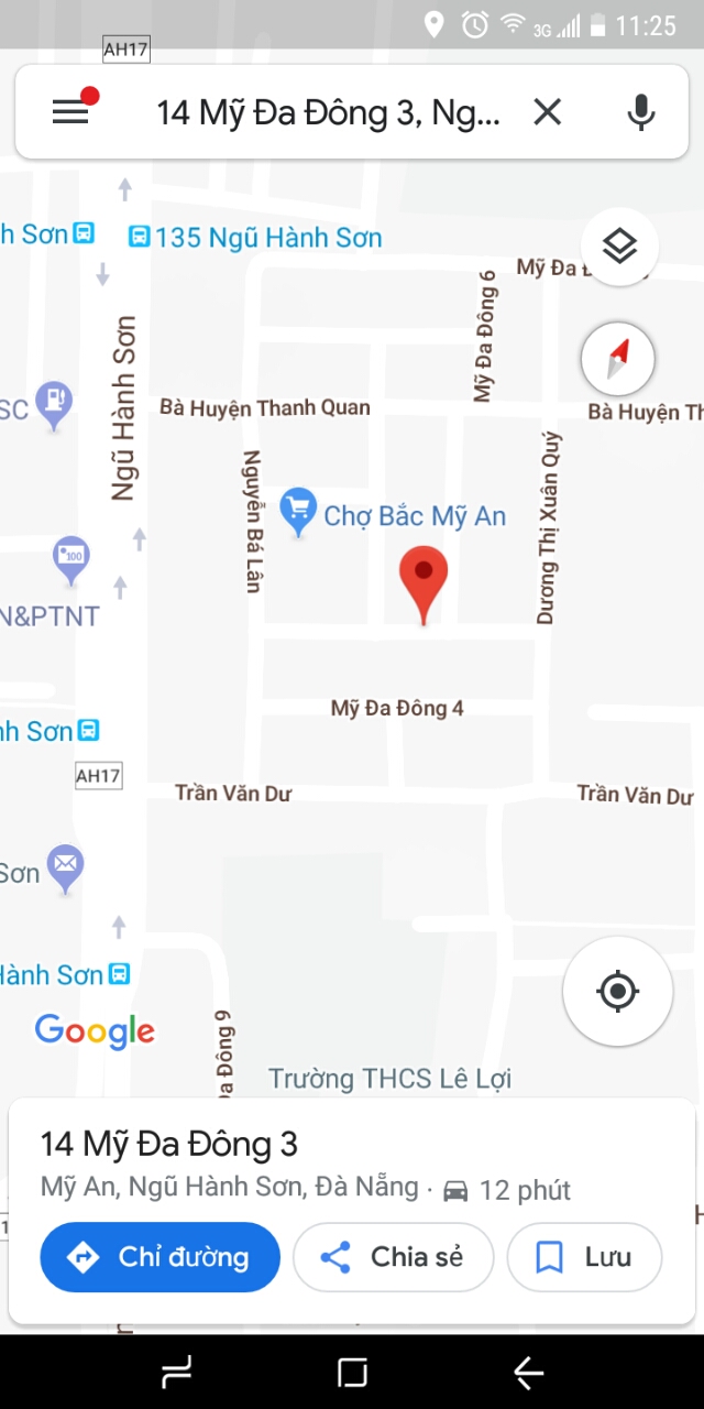 Bán nhà mặt tiền CHỢ BẮC MỸ AN.phương mỹ an , quận ngũ hành sơn , Đà Nẵng