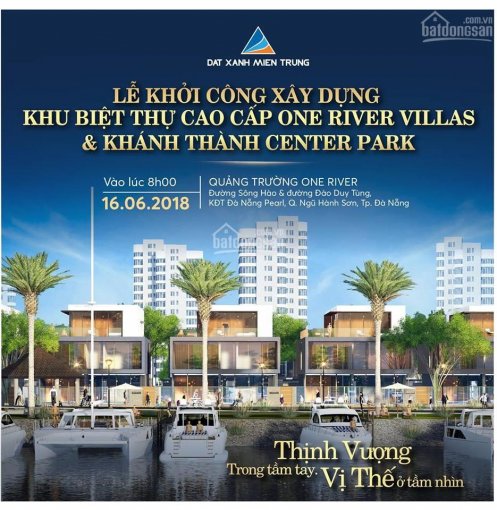 Ra mắt 36 căn One River Villas sát biển Tân Trà, Đà Nẵng thích hợp cho thuê nghỉ dưỡng