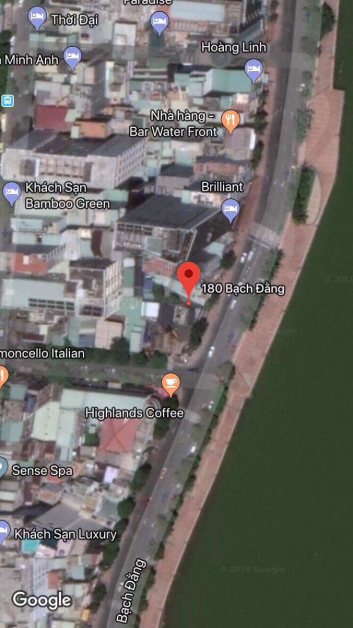 Bán nhà mặt tiền tại đường Bạch Đằng, Hải Châu, Đà Nẵng. Diện tích 494.3m2, giá 130 tỷ