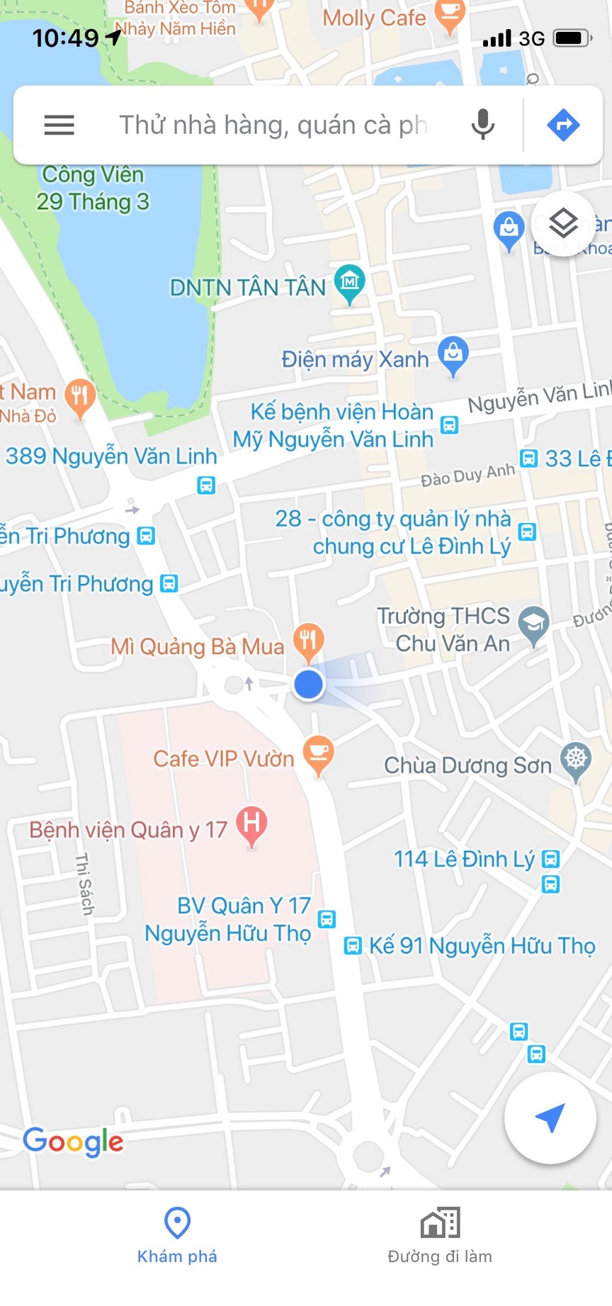 Bán nhà mặt tiền Nguyễn Tri Phương, Thanh Khê. DT: 5x20m, giá: 13.5 tỷ