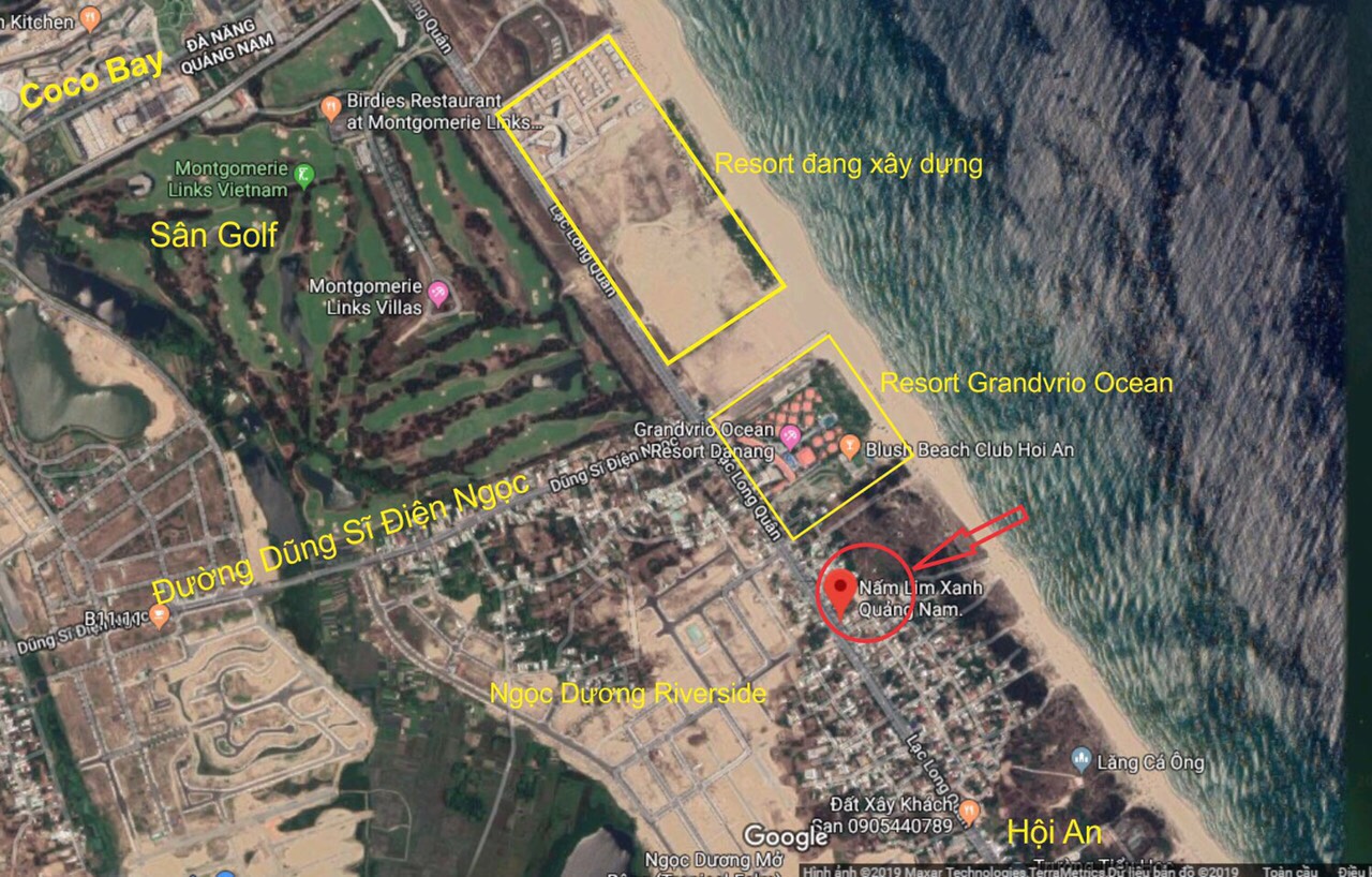 Bán 1000 m2 đất biển cạnh dãy Resort đường Trường Sa,3 MT cách Coco Bay 400m giá rẻ.LH ngay:0905.606.910
