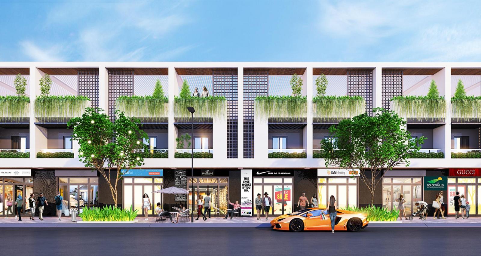 Bán nhà mặt phố tại Dự án Golden Hills City, Liên Chiểu, Đà Nẵng diện tích 125m2  giá 3,2 Tỷ