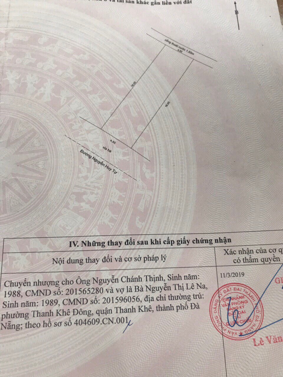 BÁN ĐẤT MẶT TIỀN ĐƯỜNG NGUYỄN HUY TỰ,