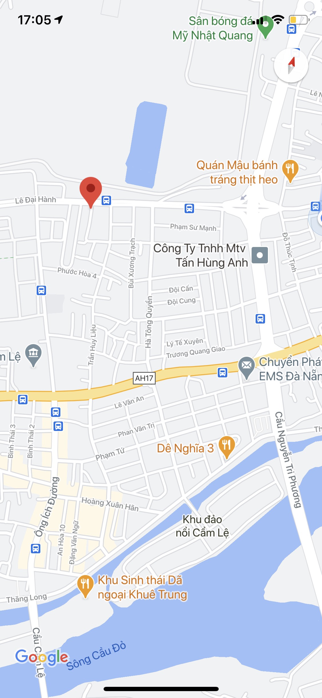 Bán lô đất mặt tiền đường Lê Đại Hành, Hòa Phát, Cẩm Lệ. DT: 200m2, khu kinh doanh. Giá:14,8 tỷ