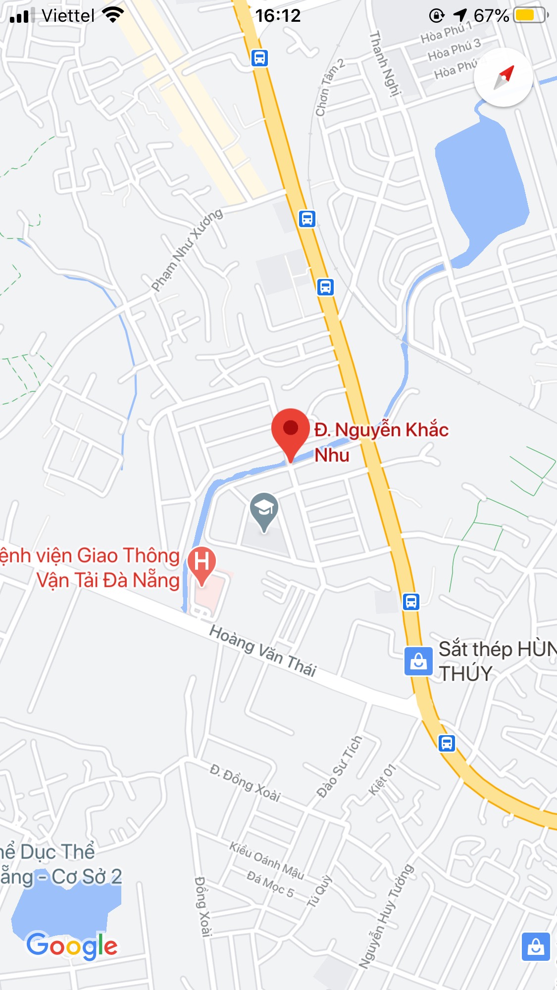Bán nhà 2 mặt tiền cấp 4 đường Nguyễn Khắc Nhu. DT: 73m2. Giá: 3 tỷ