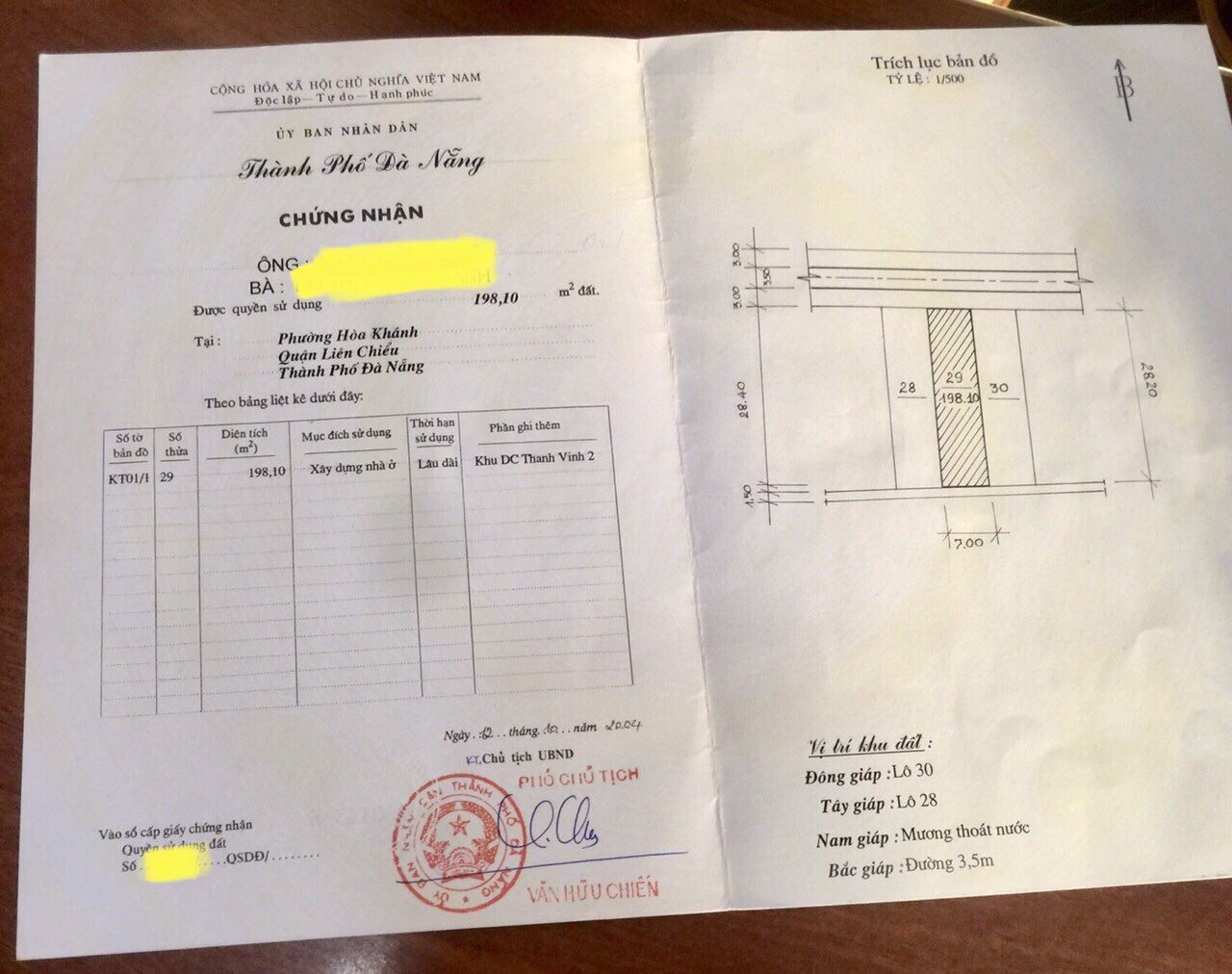 Bán đất Thanh Vinh 16 - Liên Chiểu - Đà Nẵng