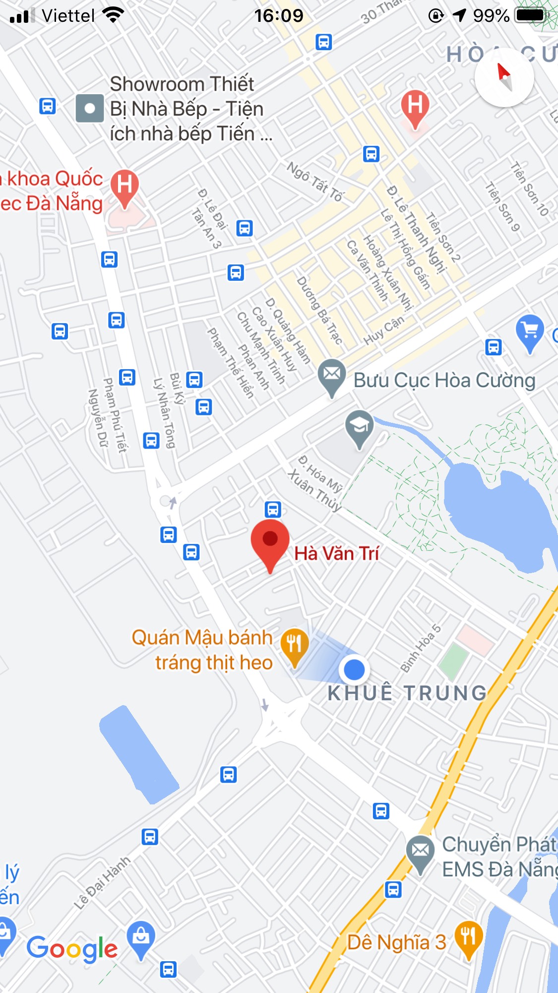 Bán đất đường Hà Văn Trí, Khuê Trung, Cẩm Lệ.
