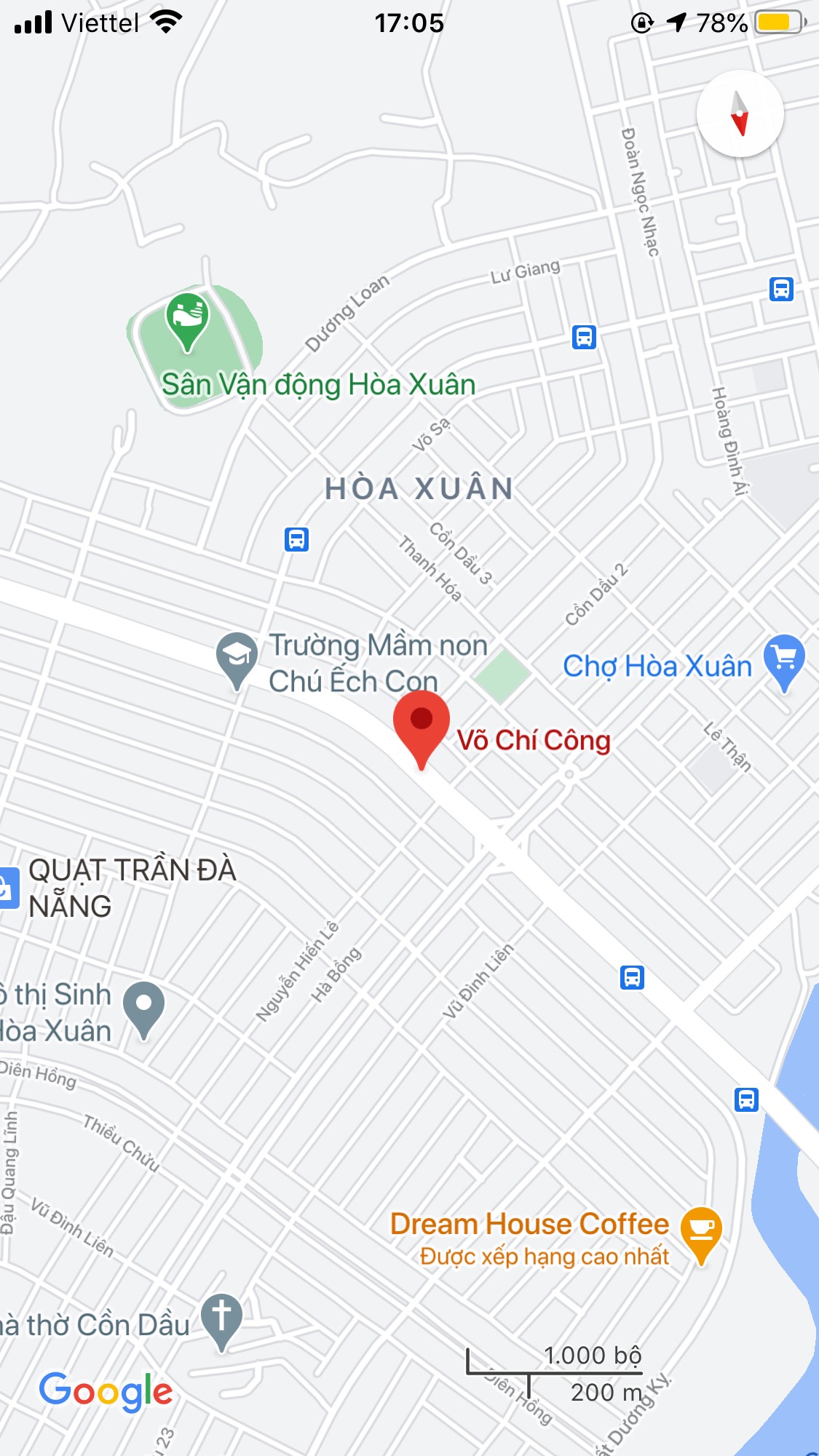 Bán đất đường Võ Chí Công, Phường Hòa Quý, Quận Ngũ Hành Sơn. DT: 100m2. Giá: 2.85 tỷ