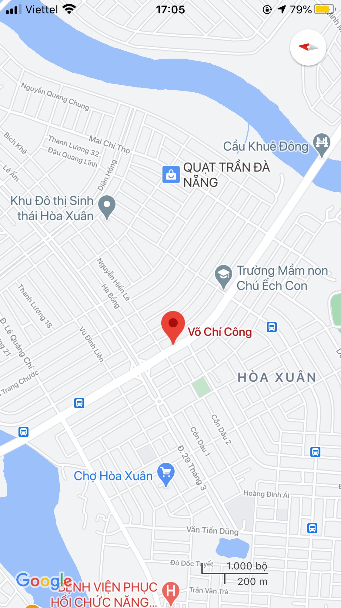 Bán đất đường Võ Chí Công, Phường Hòa Quý, Quận Ngũ Hành Sơn. DT: 100m2. Giá: 2.85 tỷ