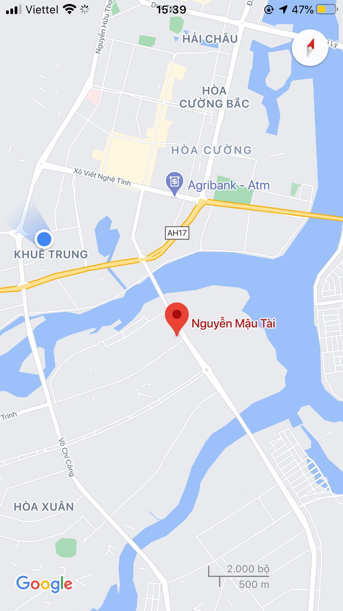 Bán nhà mặt phố đường Nguyễn Mậu Tài, Phường Hòa Xuân, Quận Cẩm Lệ. DT: 100 m2. Giá: 6.8 tỷ