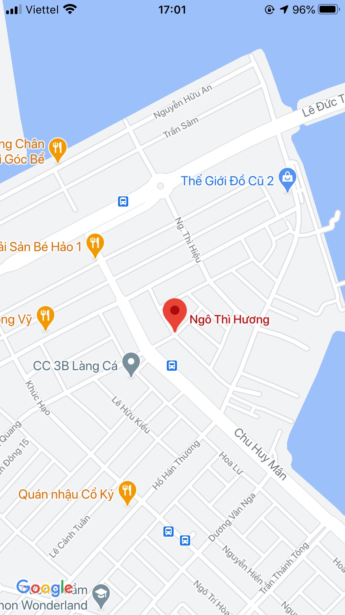 Bán nhà mặt phố đường Ngô Thì Hương, Phường Nại Hiên Đông, Quận Sơn Trà. DT: 100 m2. Giá: 4.4 tỷ