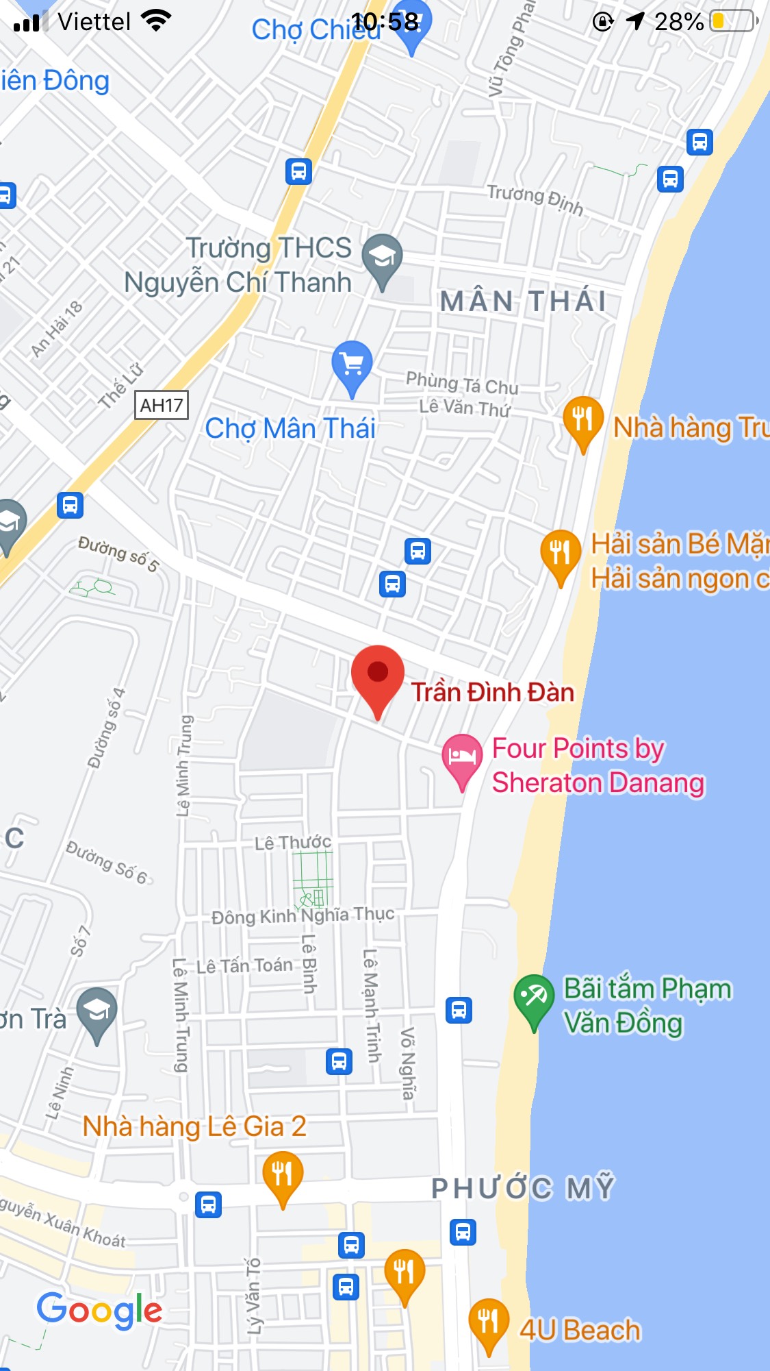 Bán đất đường Trần Đình Đàn, Phường Phước Mỹ, Quận Sơn Trà. DT: 91 m2. Giá: 9 tỷ