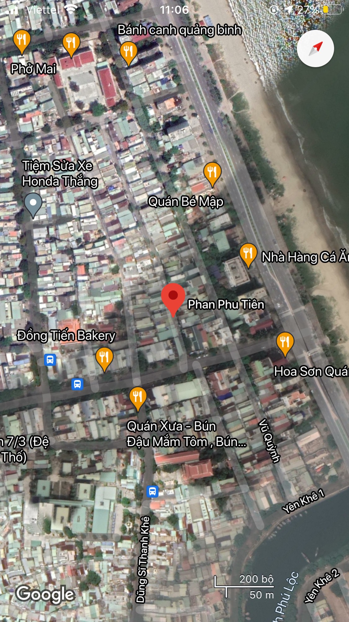Bán nhà mặt phố đường Phan Phú Tiên, Phường Thanh Khê Tây, Quận Thanh Khê. DT: 58.5 m2. Giá: 3.95 tỷ