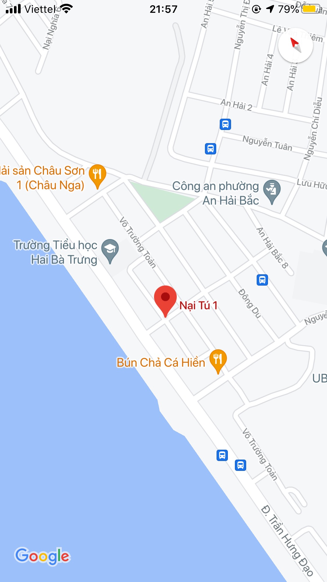 Bán nhà mặt phố đường Nại Tú 1, Phường Nại Hiên Đông, Quận Sơn Trà. DT: 56 m2. Giá: 3.7 tỷ