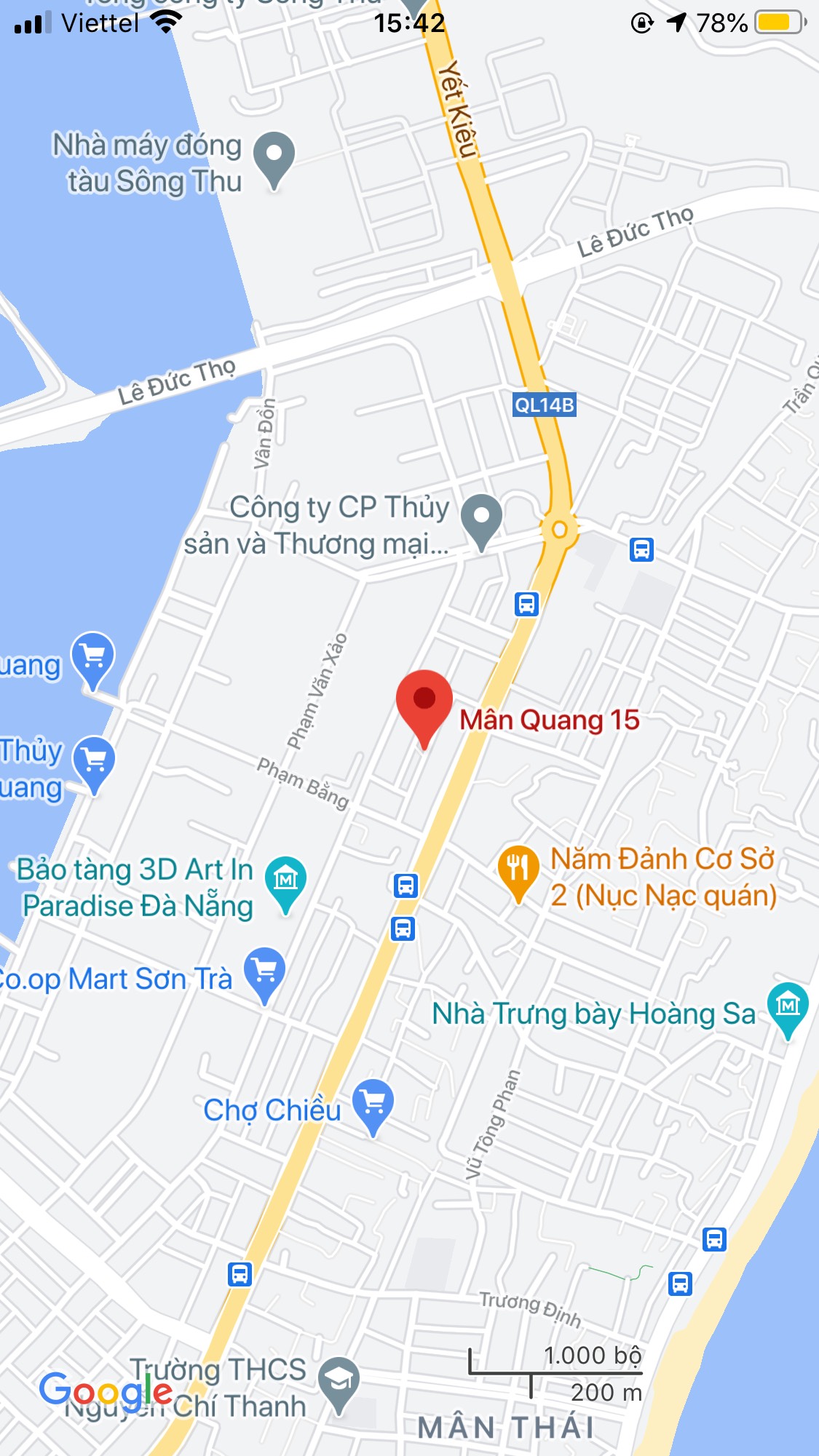 Bán lô đất mặt tiền MÂN QUANG 15, Sơn Trà. DT: 5x16m, gần Ngô Quyền, giá 4 tỷ