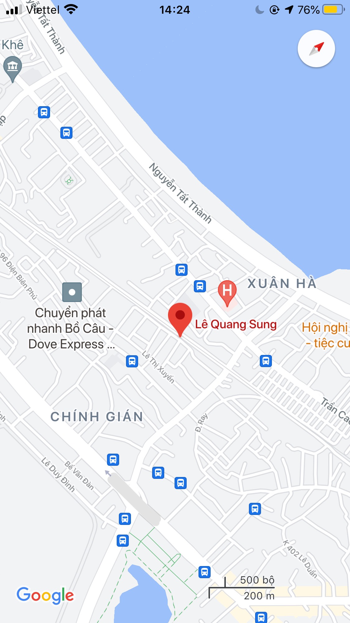 Bán nhà mặt phố đường Lê Quang Sung, Phường Chính Gián, Quận Thanh Khê. DT: 135.3 m2. Giá: 9.5 tỷ