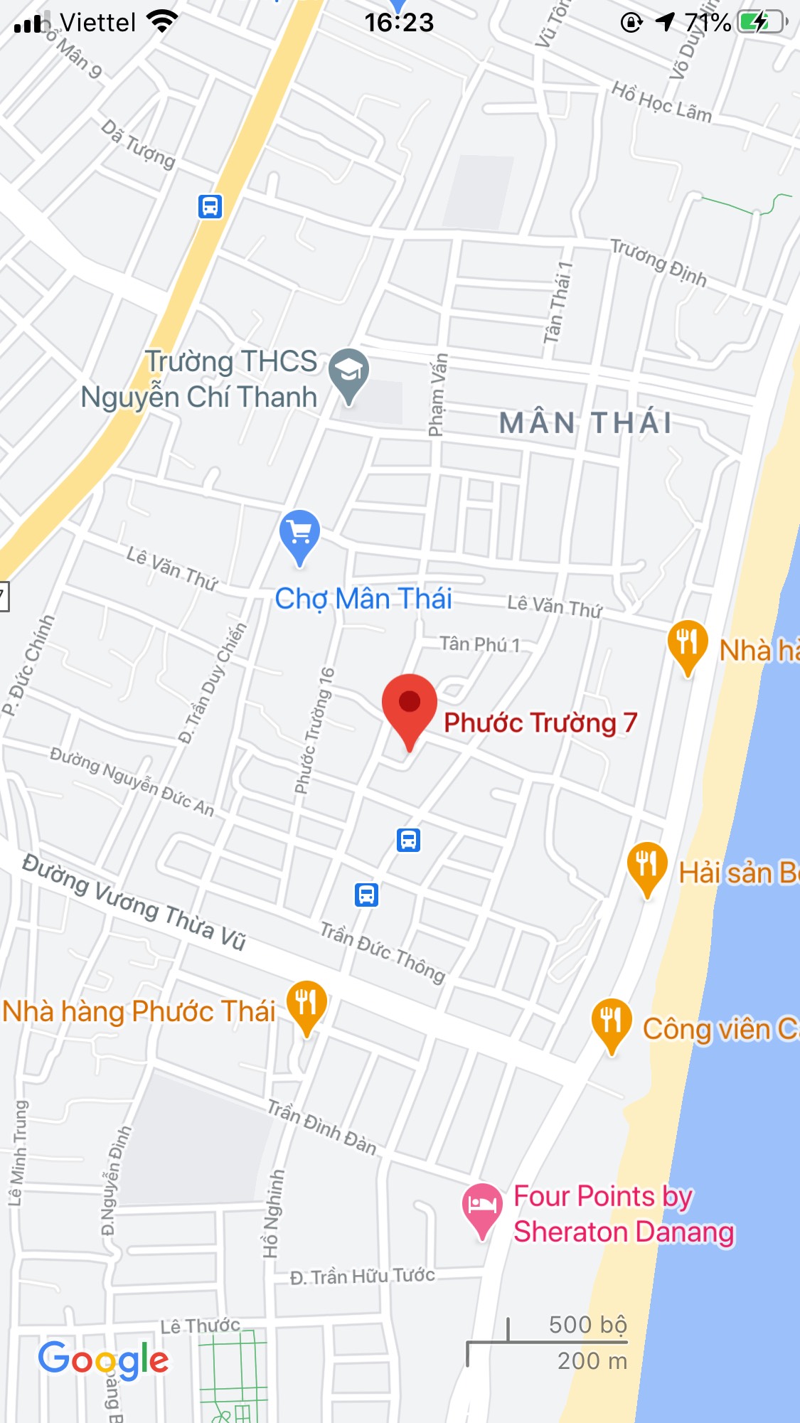 Bán nhà mặt phố đường Phước Trường 7, Phường Phước Mỹ, Quận Sơn Trà. DT: 80 m2. Giá: 6 tỷ
