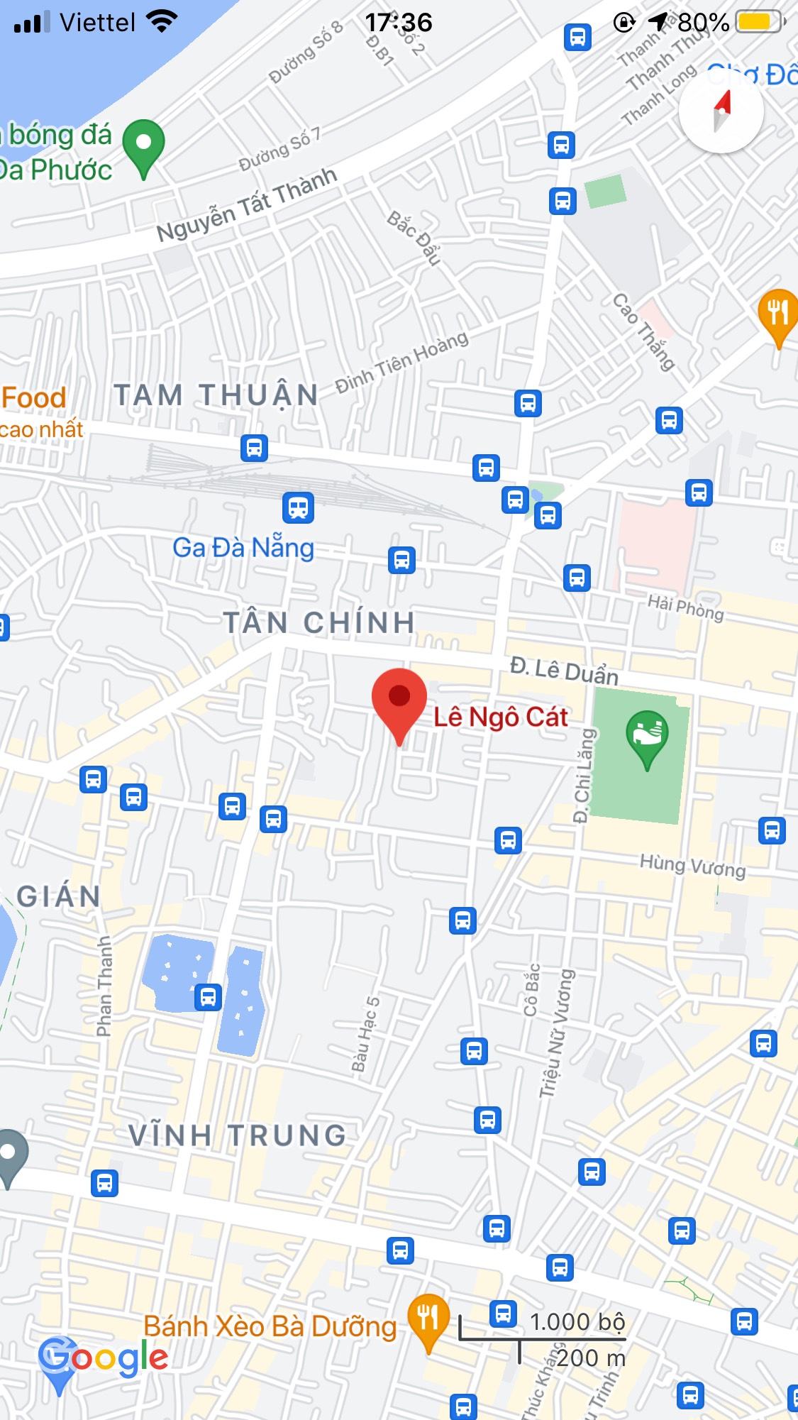 Bán nhà mặt phố đường Lê Ngô Cát, Phường Tân Chính, Quận Thanh Khê. DT: 60 m2. Giá: 8.17 tỷ