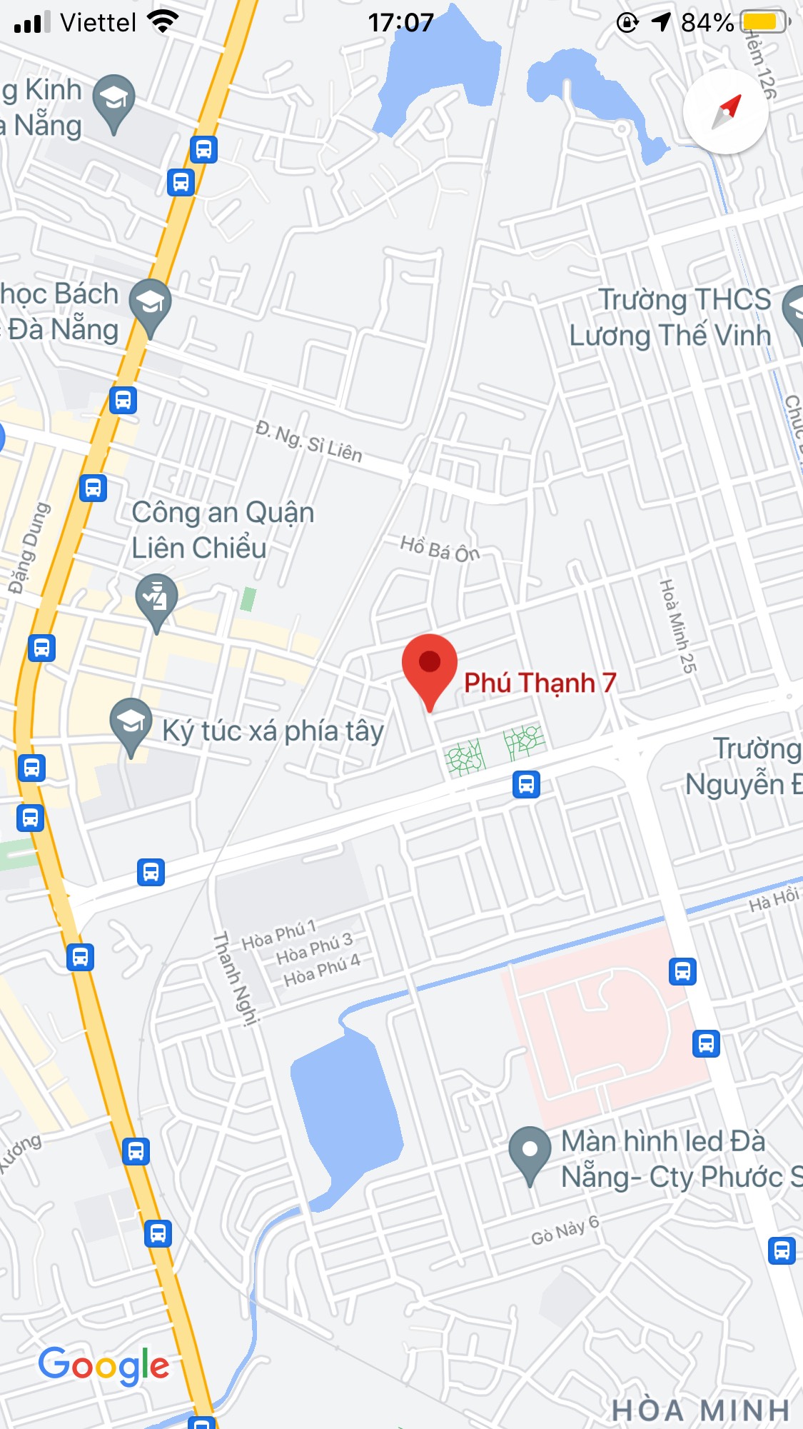 Bán đất đường Phú Thạnh 7, Phường Hòa Minh, Quận Liên Chiểu. DT: 117.5 m2. Giá: 5.2 tỷ