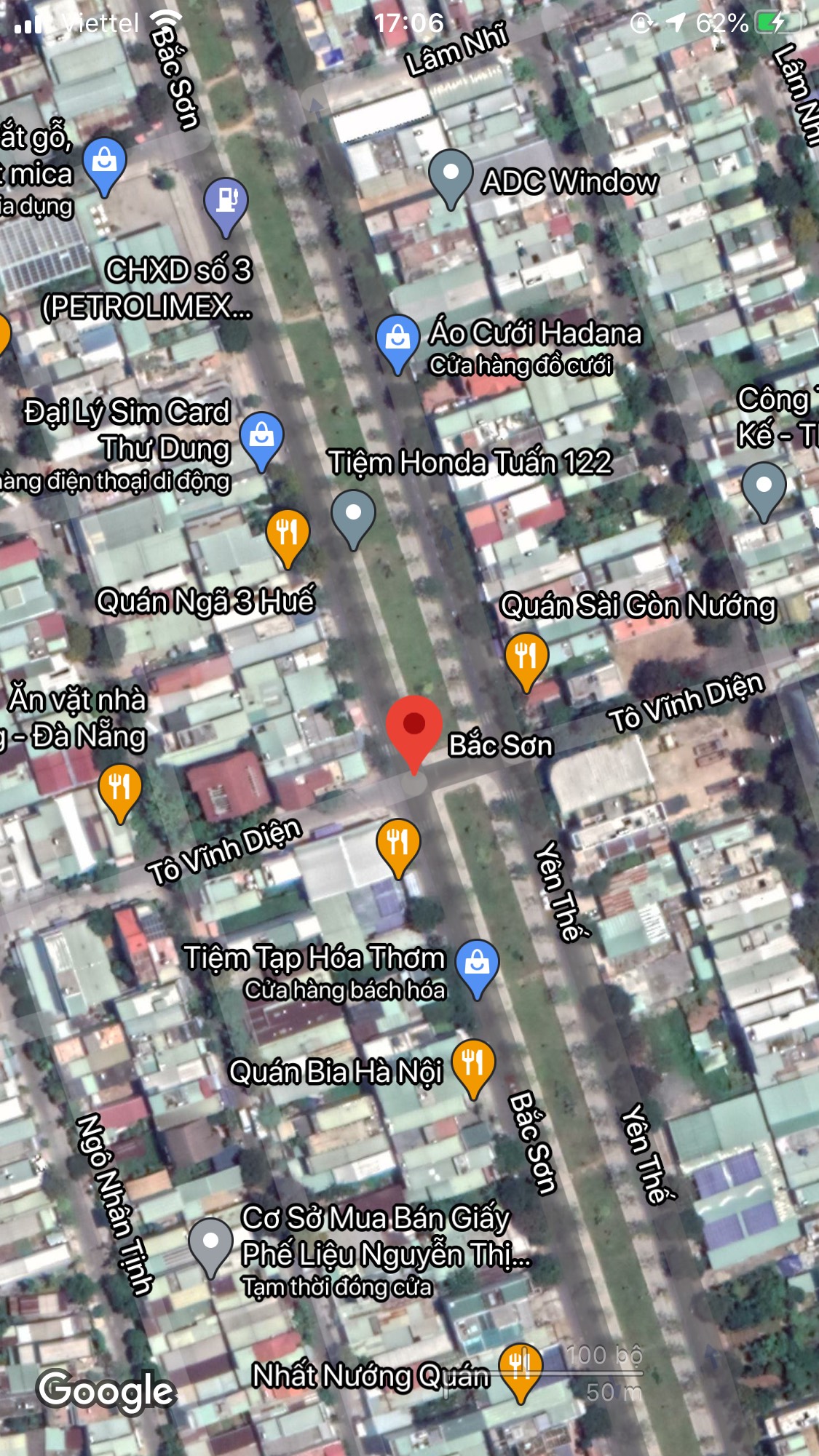 Bán nhà mặt phố đường Bắc Sơn, Phường Hòa An, Quận Cẩm Lệ. DT: 100m2, giá: 5,45 tỷ