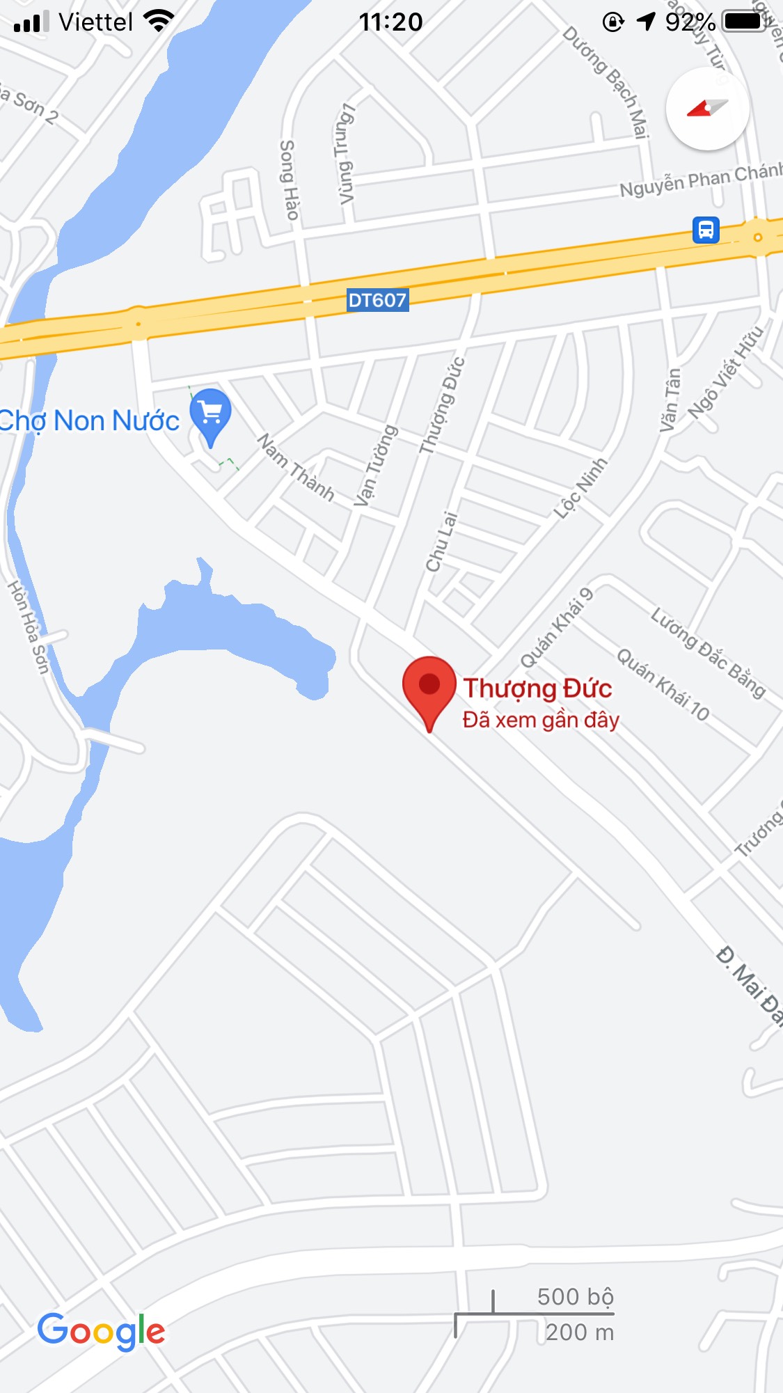 Bán đất đường Thượng Đức, Phường Hòa Hải, Quận Ngũ Hành Sơn. DT: 150 m2. Giá: 3,5 tỷ