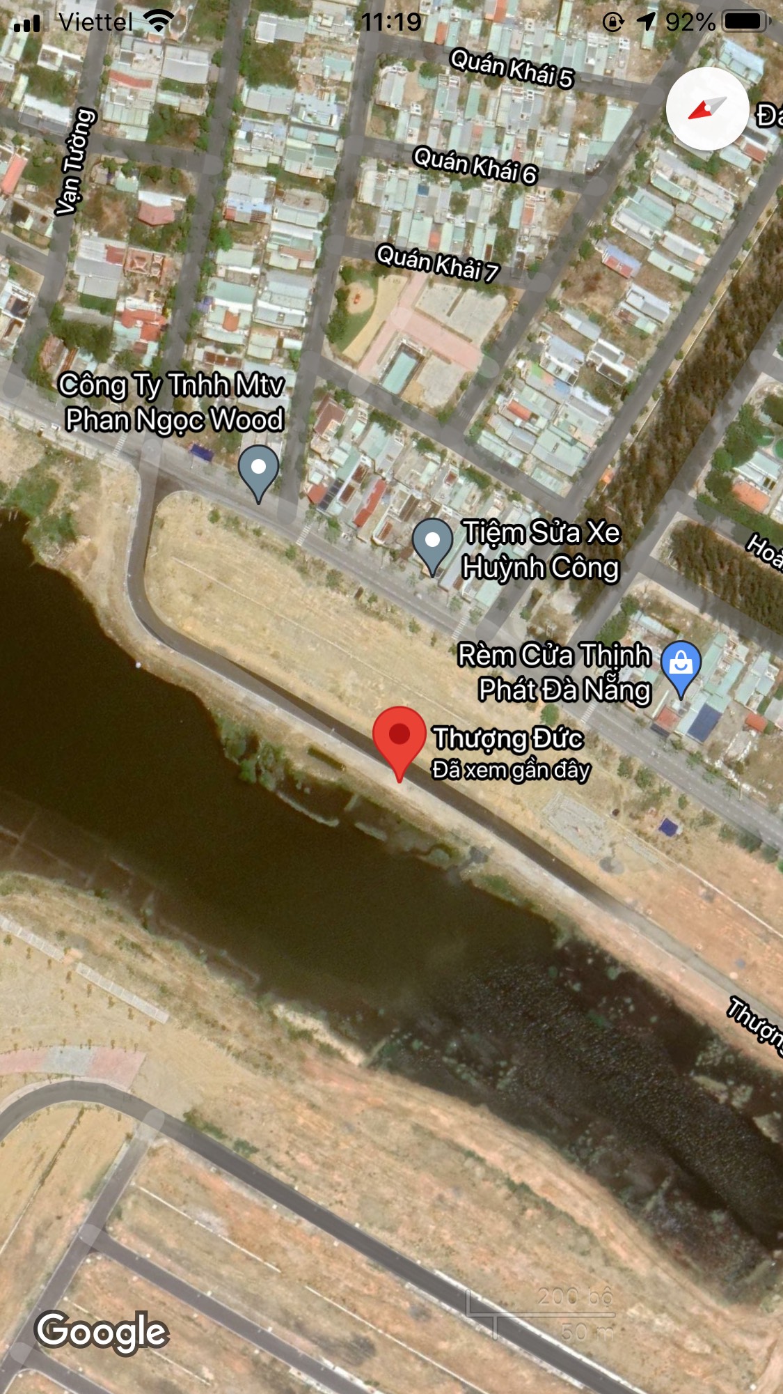Bán đất đường Thượng Đức, Phường Hòa Hải, Quận Ngũ Hành Sơn. DT: 150 m2. Giá: 3,5 tỷ