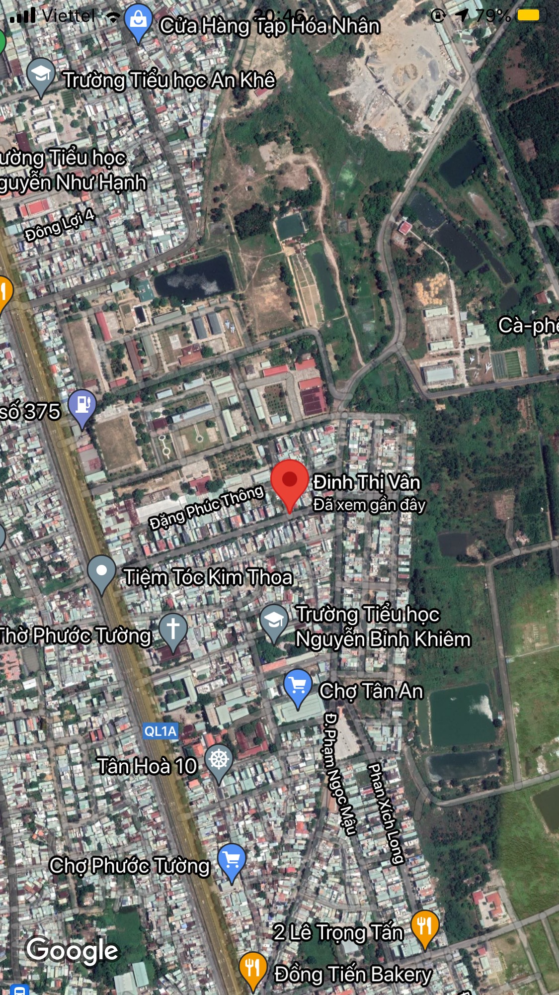 Bán nhà 2 mặt tiền trước sau Đinh Thị Vân. DT: 100m2, 2 tầng, Giá: 5,5 tỷ