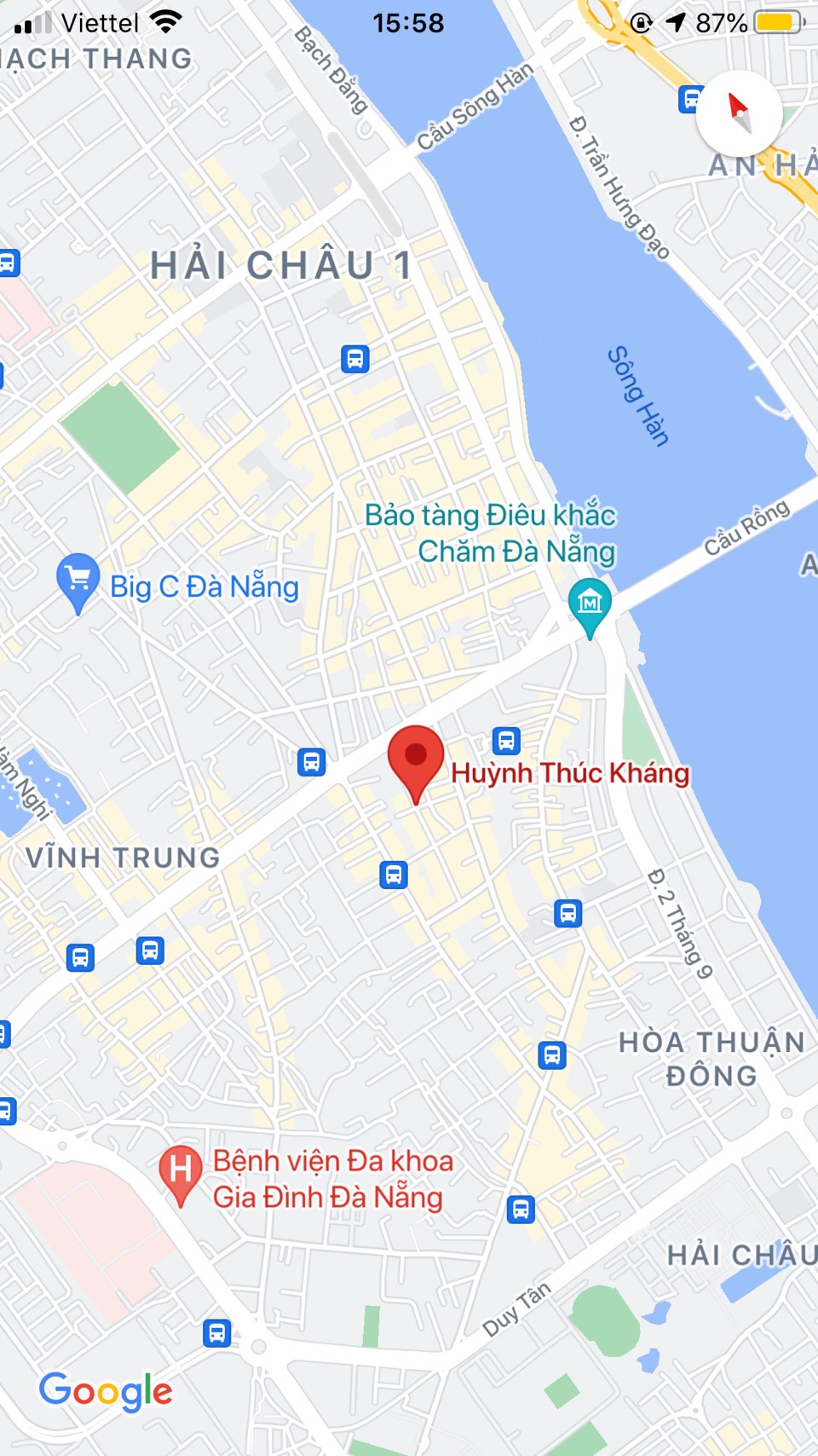 Bán nhà mặt phố đường Huỳnh Thúc Kháng, Quận Hải Châu. DT: 54 m2. Giá: 12 tỷ