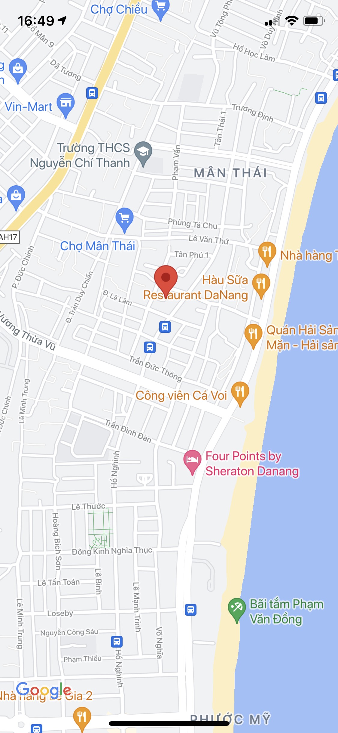 Bán đất tặng nhà 2 tầng MT đường Phước Trường 7, Sơn Trà. DT: 80m2, cách biển Võ Nguyễn Giáp 200m