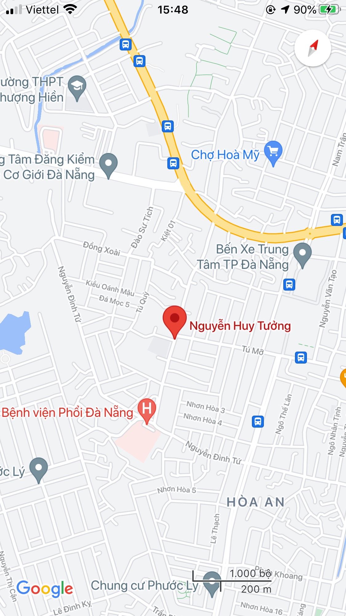 Bán nhà mặt phố đường Nguyễn Huy Tưởng, Quận Liên Chiểu. DT: 125m2, giá: 7,8 tỷ