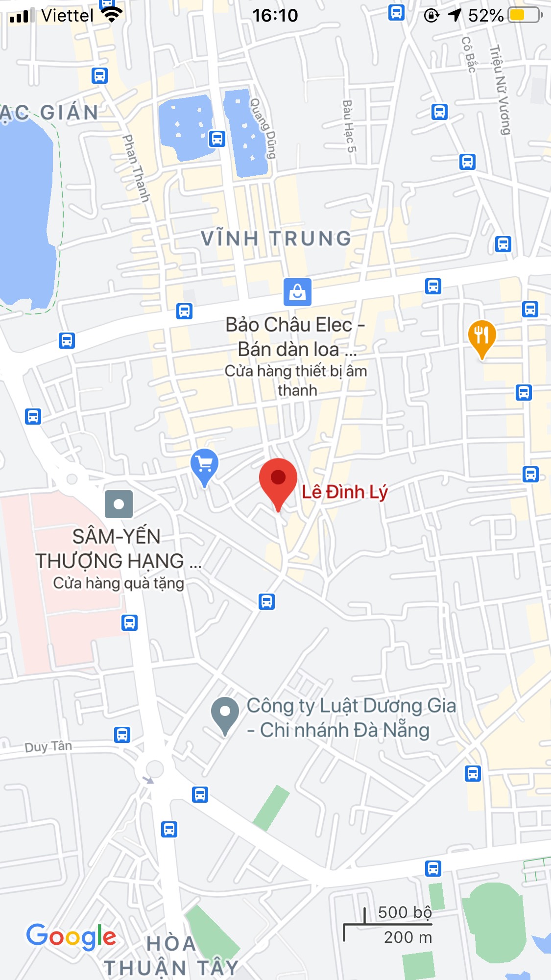 Bán nhà riêng đường Lê Đình Lý, Phường Hải Châu II, Quận Hải Châu. DT: 52 m2. Giá: 2,5 tỷ