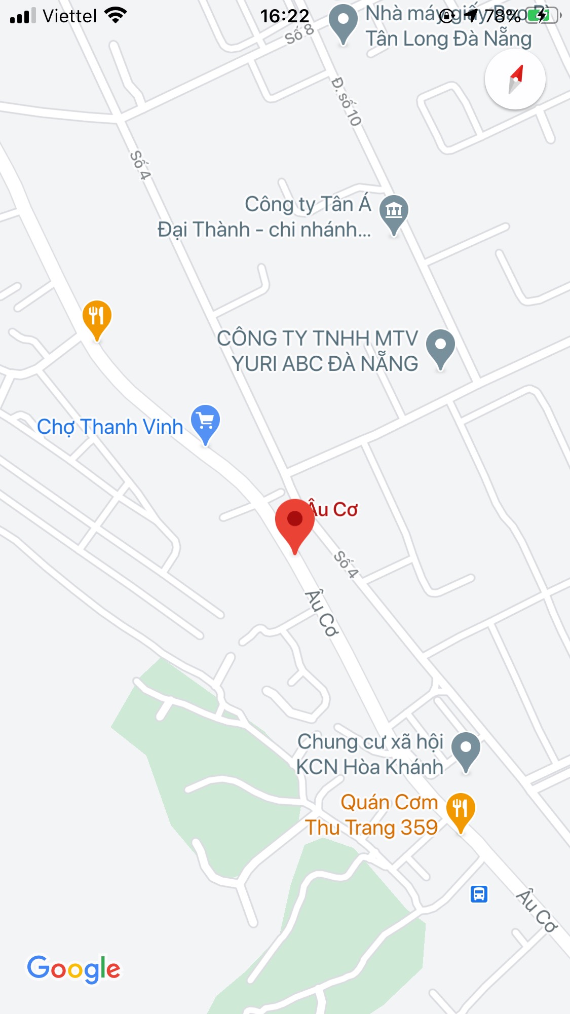 Bán nhà riêng đường Âu Cơ, Phường Hòa Khánh Nam, Quận Liên Chiểu. DT: 133 m2. Giá: 2,5 tỷ