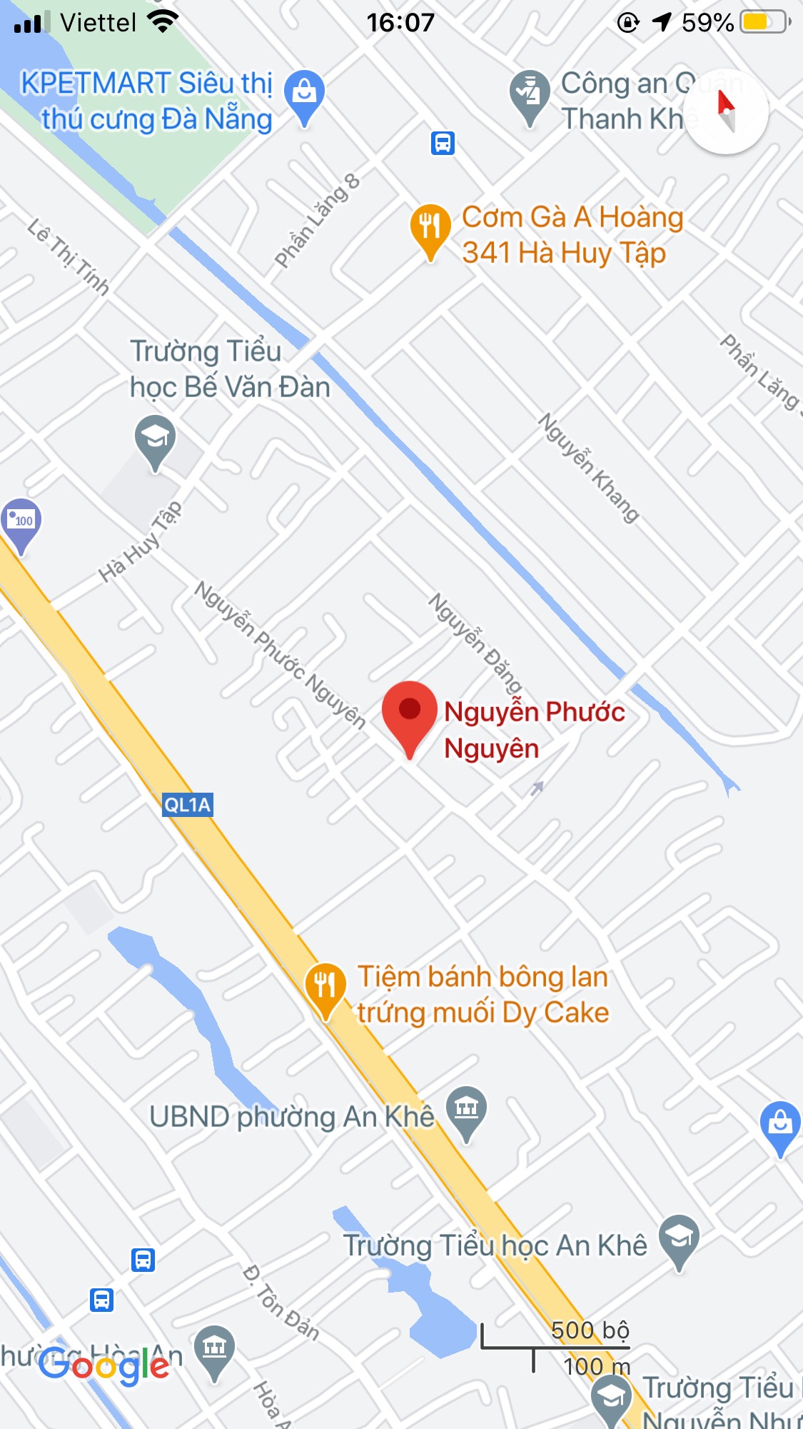 Bán đất đường Nguyễn Phước Nguyên, Phường An Khê, Quận Thanh Khê. DT: 74 m2. Giá: 2,39 tỷ