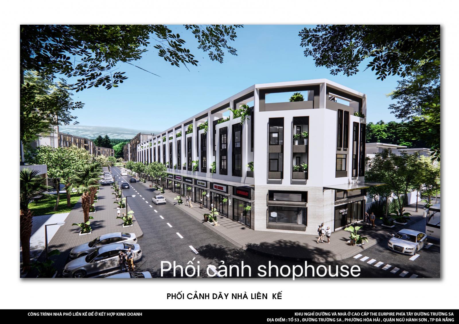 Shophouse nằm giữa 2 sân golf quốc tế Đà Nẵng