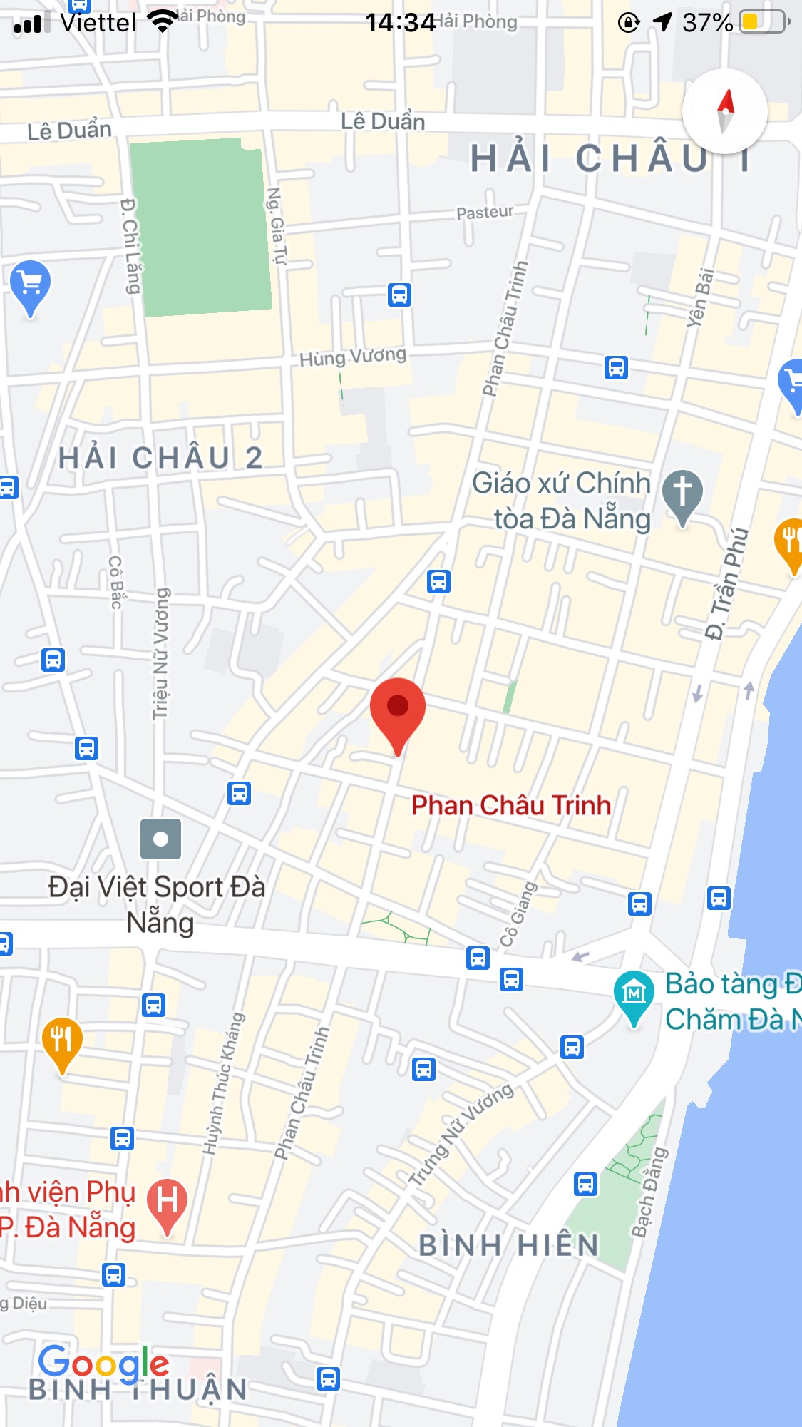 Bán nhà cấp 4 gác lững đường Phan Châu Trinh, P Phước Ninh, Q Hải Châu. DT: 168 m2. Giá: 32 tỷ