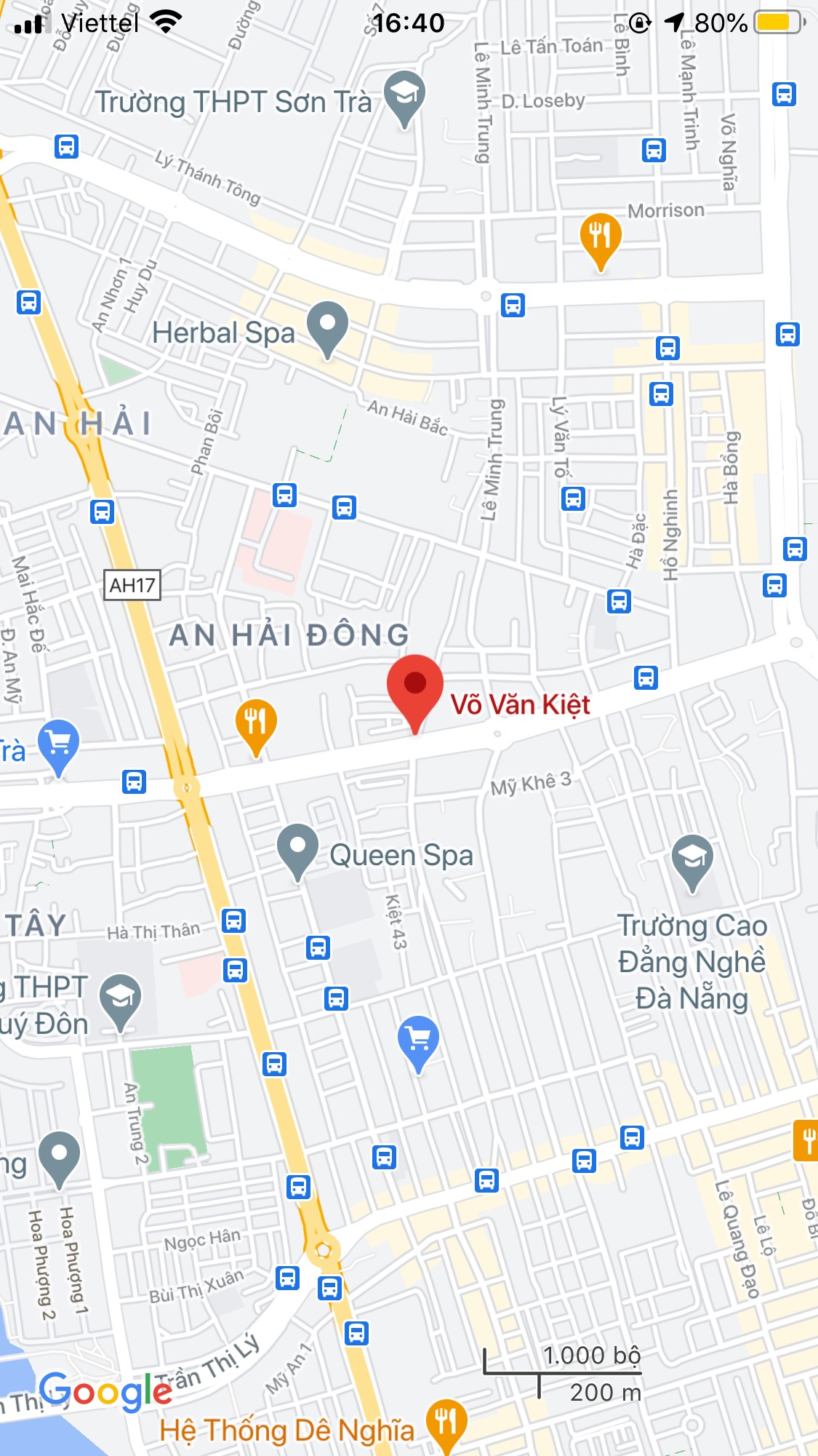 Cần bán dãy nhà trọ 8 phòng 3 mặt kiệt Võ Văn Kiệt, Sơn Trà. DT: 134,8 m2. Giá 10,5 tỷ