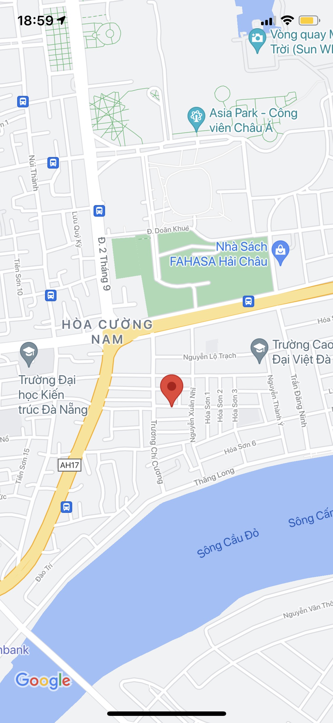 Bán nhà 3 tầng mặt tiền đường Lê Anh Xuân, P. Hòa Cường Nam, Quận Hải Châu, TP. Đà Nẵng