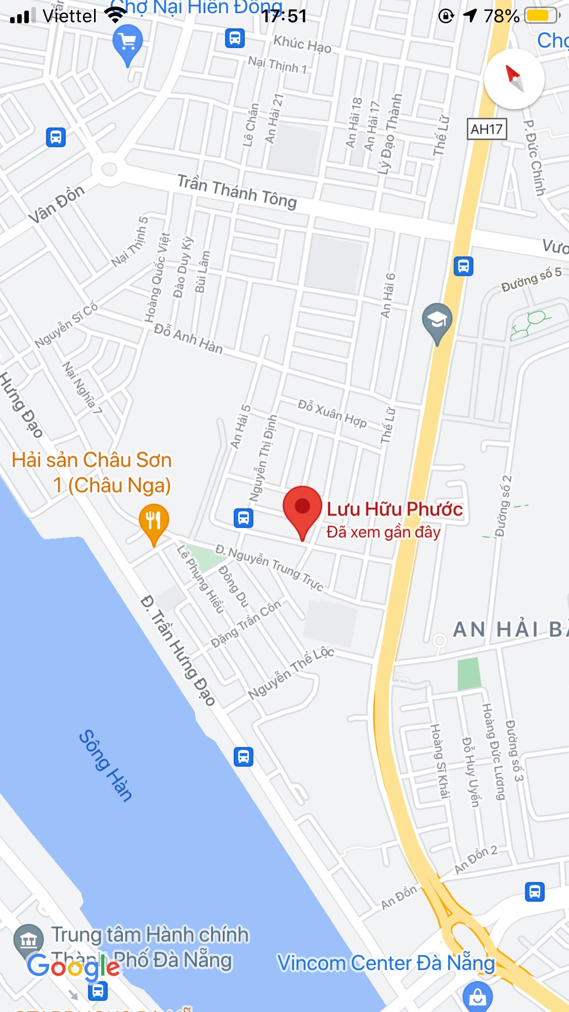 Bán nhà mặt tiền Lưu Hữu Phước, Sơn Trà DT: 100 m2. Giá 9 tỷ