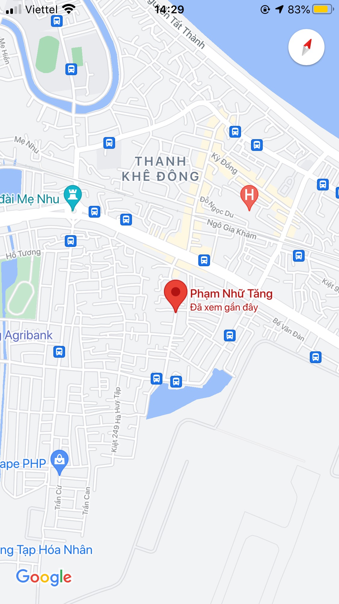 Bán nhà kiệt Phạm Nhữ Tăng, Phường Hòa Khê, Quận Thanh Khê. DT:  82 m2. Giá: 2,5 tỷ