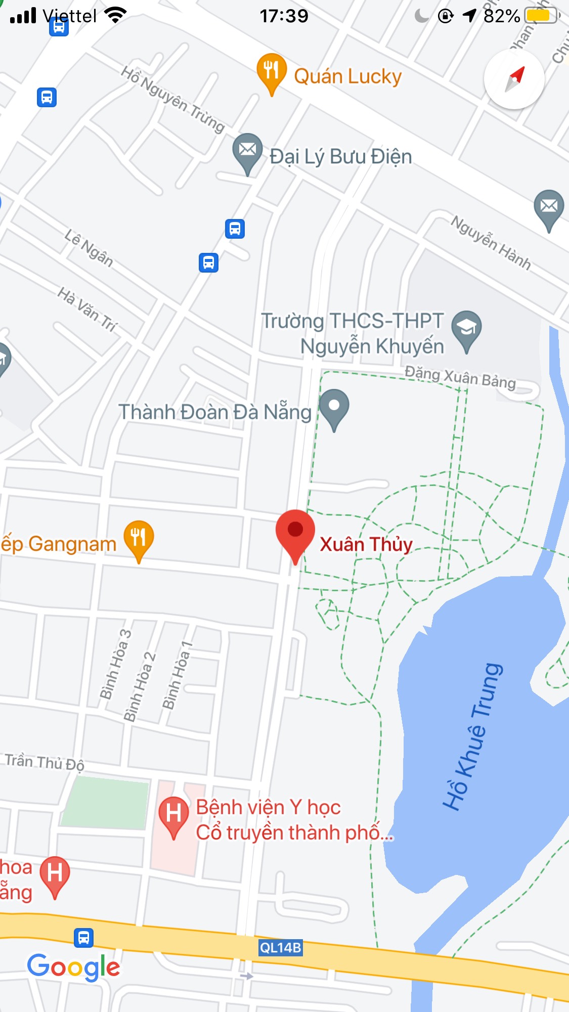 Bán nhà mặt tiền đường Xuân Thủy, P. Khuê Trung, Cẩm Lệ. DT: 151,5 m2 giá 11,5 tỷ