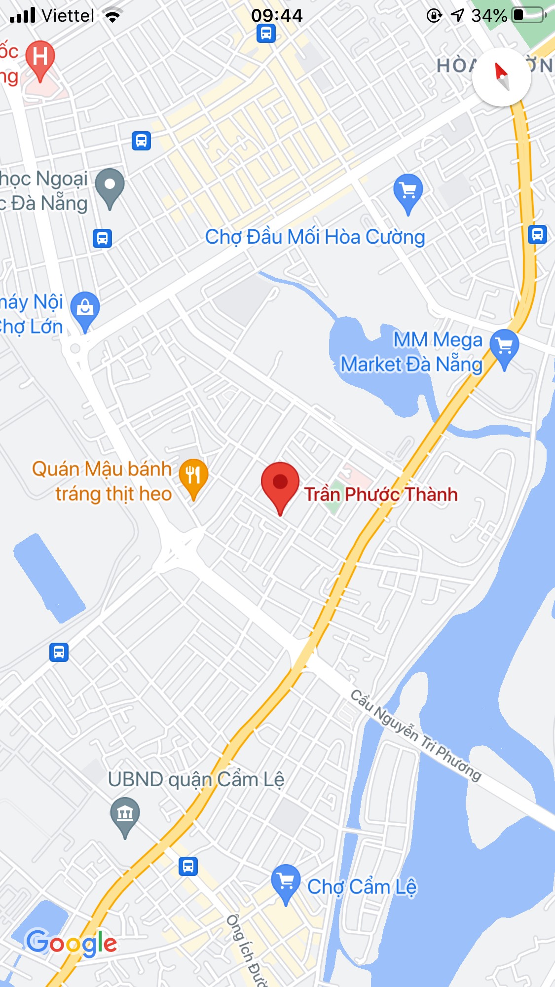 Bán đất đường Trần Phước Thành, Quận Cẩm Lệ. DT: 77,5 m2. Giá: 5,9 tỷ