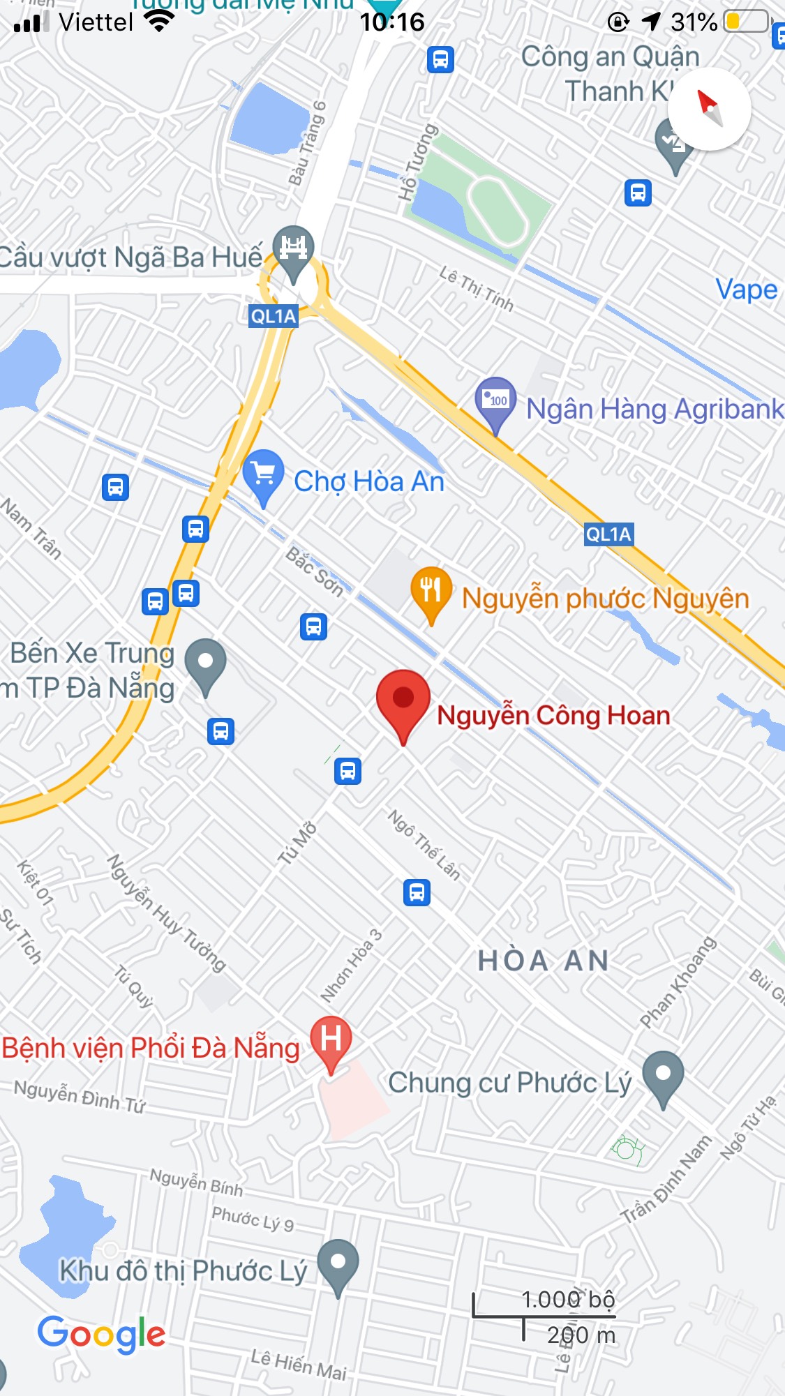 Bán nhà mặt tiền đường Nguyễn Công Hoan, Quận Cẩm Lệ. DT: 104m2 giá 3,6 tỷ