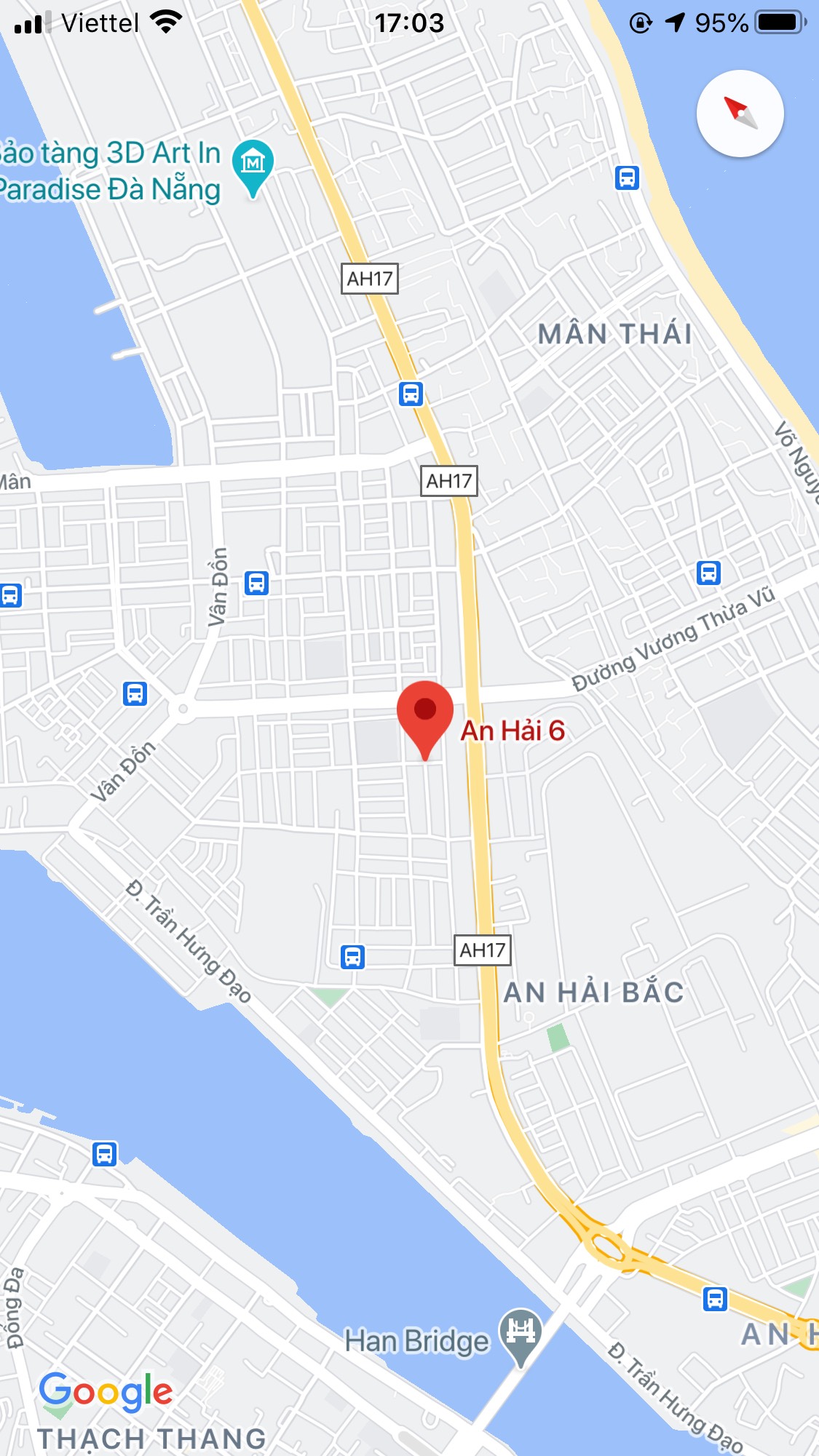 Bán nhà 2 tầng mặt tiền đường An Hải 6, phường An Hải Bắc, quận Sơn Trà. DT: 73m2 giá: 3,95 tỷ