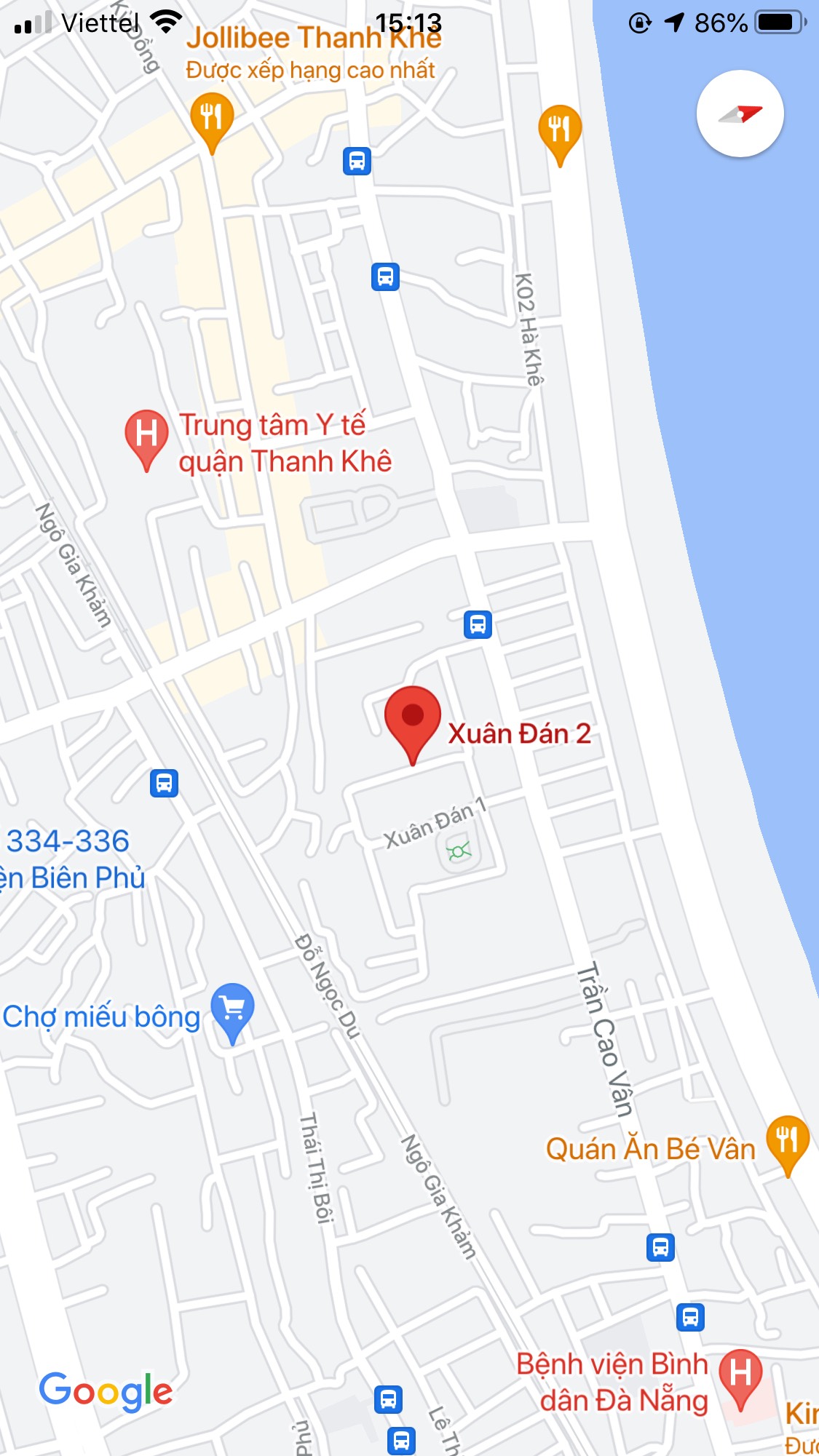 Bán nhà mặt tiền đường Xuân Đán 2, Phường Xuân Hà, Quận Thanh Khê. DT: 90 m2. Giá: 6,1 tỷ