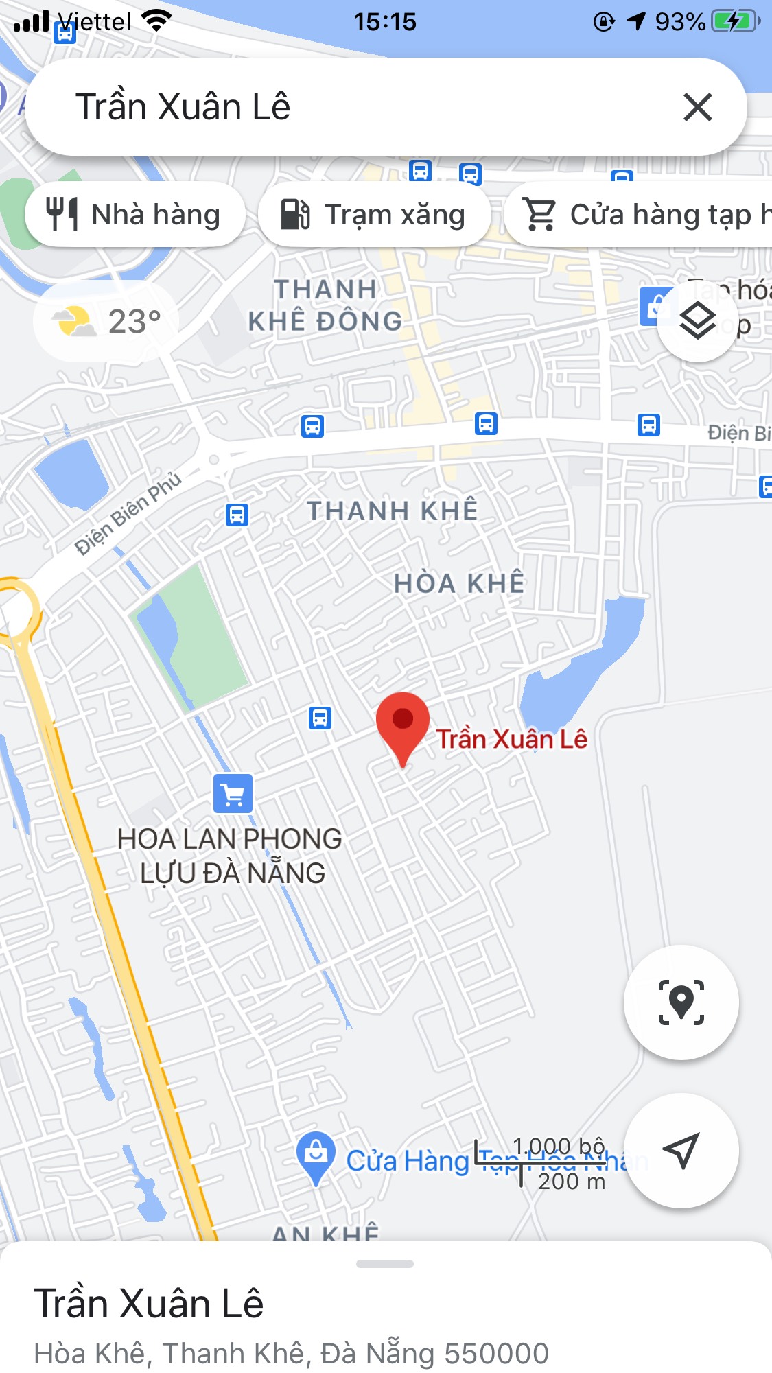 Bán đất đường Trần Xuân Lê, Phường Hòa Khê, Quận Thanh Khê. DT: 80 m2. Giá: 4,15 tỷ